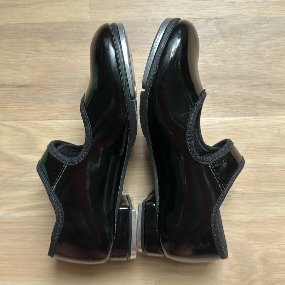 Toddler Girls’ So Danca Vegan Velcro Strap Tap Shoes - Size 10.5